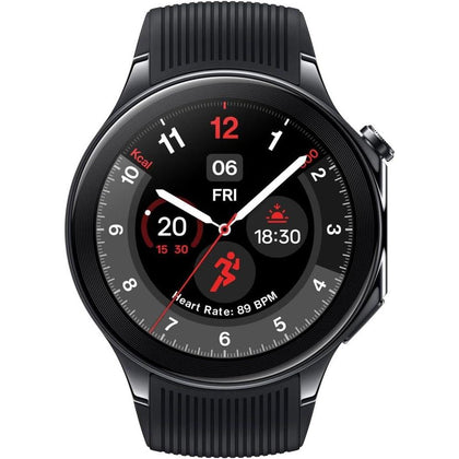 ONEPLUS Reloj 2, 32 GB, batería de larga duración, seguimiento de salud, cristal de zafiro, doble motor, Wear OS de Google