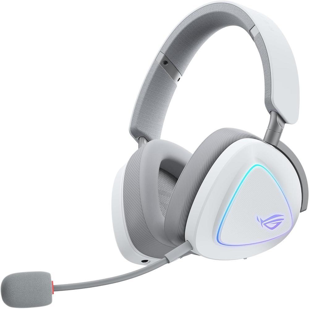 ASUS ROG Delta II Wireless Gaming Headset con batería 110 horas, micrófono desmontable y drivers recubiertos de titanio