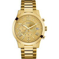 Reloj GUESS para Hombre Cronógrafo de Acero Inoxidable Gunmetal Resistente al Agua con Correa de Acero