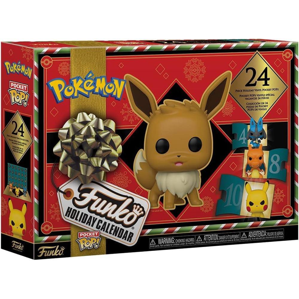 Calendario de Adviento Funko Pop! Pokémon: 24 Sorprendentes Figuras de Vinilo Coleccionables para Fiestas
