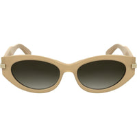 Calvin Klein Gafas de Sol Mujer CK25502S Beige Opalino Lente Marrón Gradiente