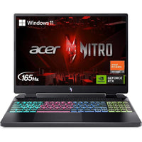 Acer Nitro 16 Laptop Gamer Ryzen 7 7840HS RTX 4060 Pantalla IPS WUXGA 165Hz 16" 16GB DDR5 1TB SSD WiFi 6E