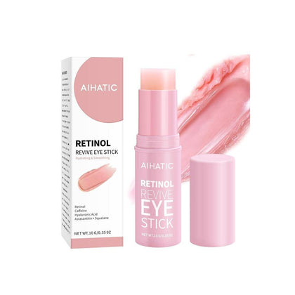 Bálsamo en Barra para Ojos con Retinol y Cafeína, Tratamiento para Piel Sensible 10g