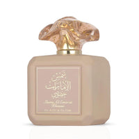 Ard al Zaafaran Shams Al Emarat Khususi Glaze & Glow Perfume árabe de larga duración para mujer, floral y afrutado