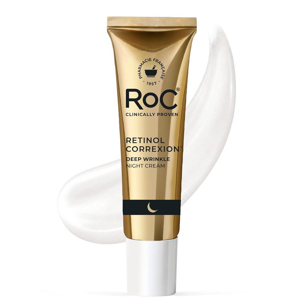 RoC Retinol Correxion Crema De Noche Antienvejecimiento 0.5% Con Manteca De Karité Y Ácido Glicólico 15ml