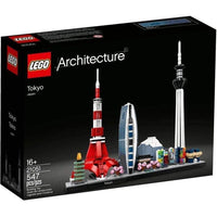 LEGO Architecture: Tokyo - Kit de construcción coleccionable para adultos, recrea el icónico horizonte de Tokio con 547 piezas
