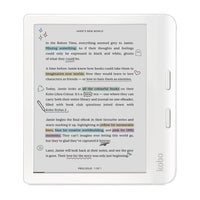 Kobo Libra Colour eReader con pantalla Kaleido™ 3, modo oscuro, resistencia al agua y soporte para audiolibros, color blanco