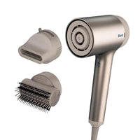 Secadora de cabello Shark HD112BRN HyperAIR Ionic con concentrador 2 en 1, accesorios de peinado y control de calor inteligente