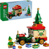LEGO Camión de Entrega de Papá Noel para Niños, Juego de Construcción para Jugar o Decoración Navideña, Blocs para Niñas y Niños
