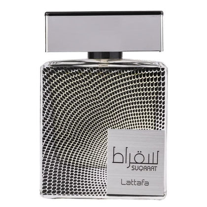 Lattafa Perfumes Suqraat para hombre Eau de Parfum Spray, aroma duradero, libre de crueldad