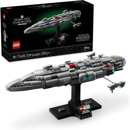 LEGO Star Wars: Return of The Jedi Home One Starcruiser. Juego de construcción para adultos con soporte de exhibición