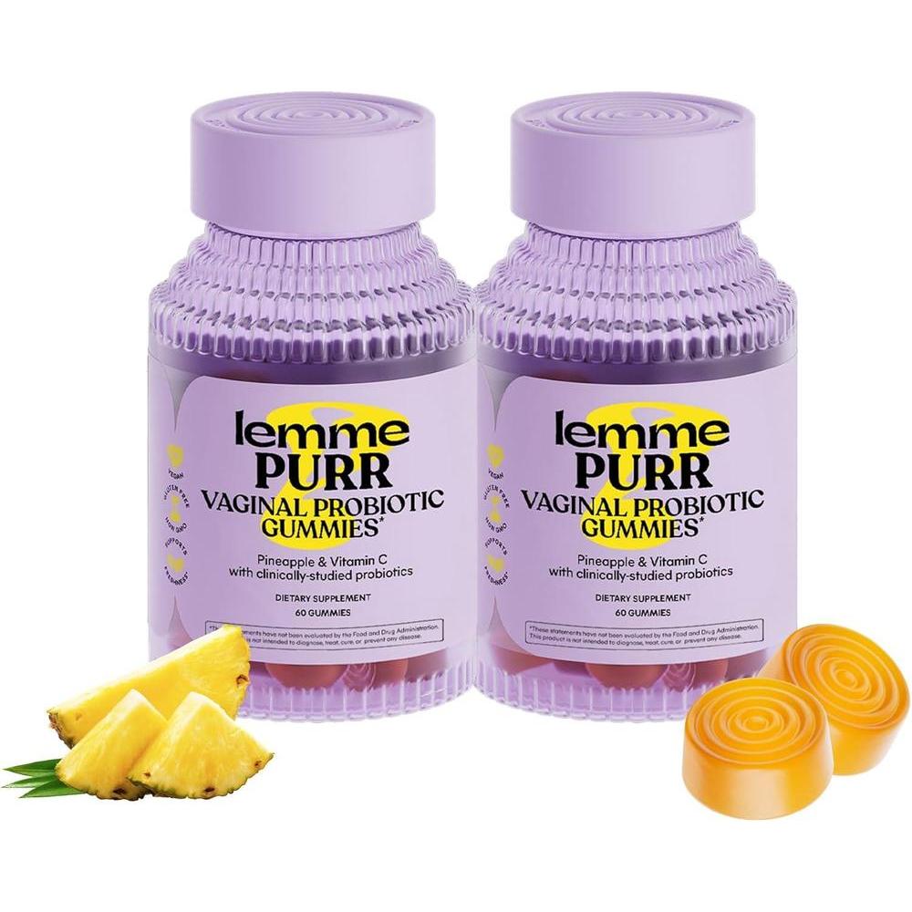 Gomas probióticas Lemme para mujeres con pH equilibrado, salud inmunológica y sabor a piña