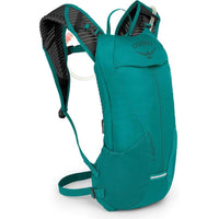 Osprey Kitsuma 7 - Mochila de ciclismo con depósito Hydraulics LT de 2,5L, color Arrecife verde azulado