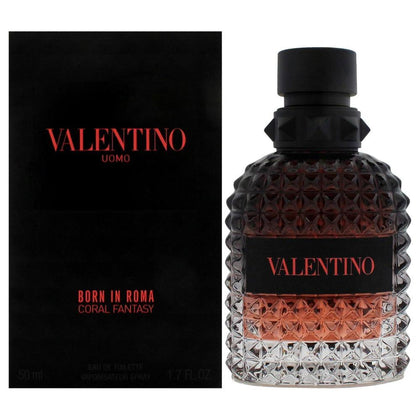 Valentino Uomo Born In Roma Coral Fantasy, fragancia para hombres con notas de madera y acordes afrutados