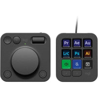 Consola Creativa Logitech MX con 9 teclas LCD personalizables, dial de control, incluye membresía Adobe Cloud 3 meses