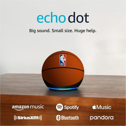 Echo Dot edición limitada con licencia oficial de la NBA, nuevo modelo con mejor calidad de sonido y Alexa integrada