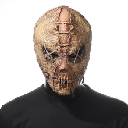 Máscara de terror para Halloween con diseño aterrador de zombi, ideal para disfrutar de una experiencia única