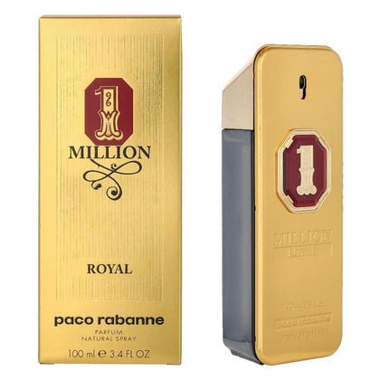 Paco Rabanne One Million Royal Perfum Spray para hombres, esencia de madera de ámbar