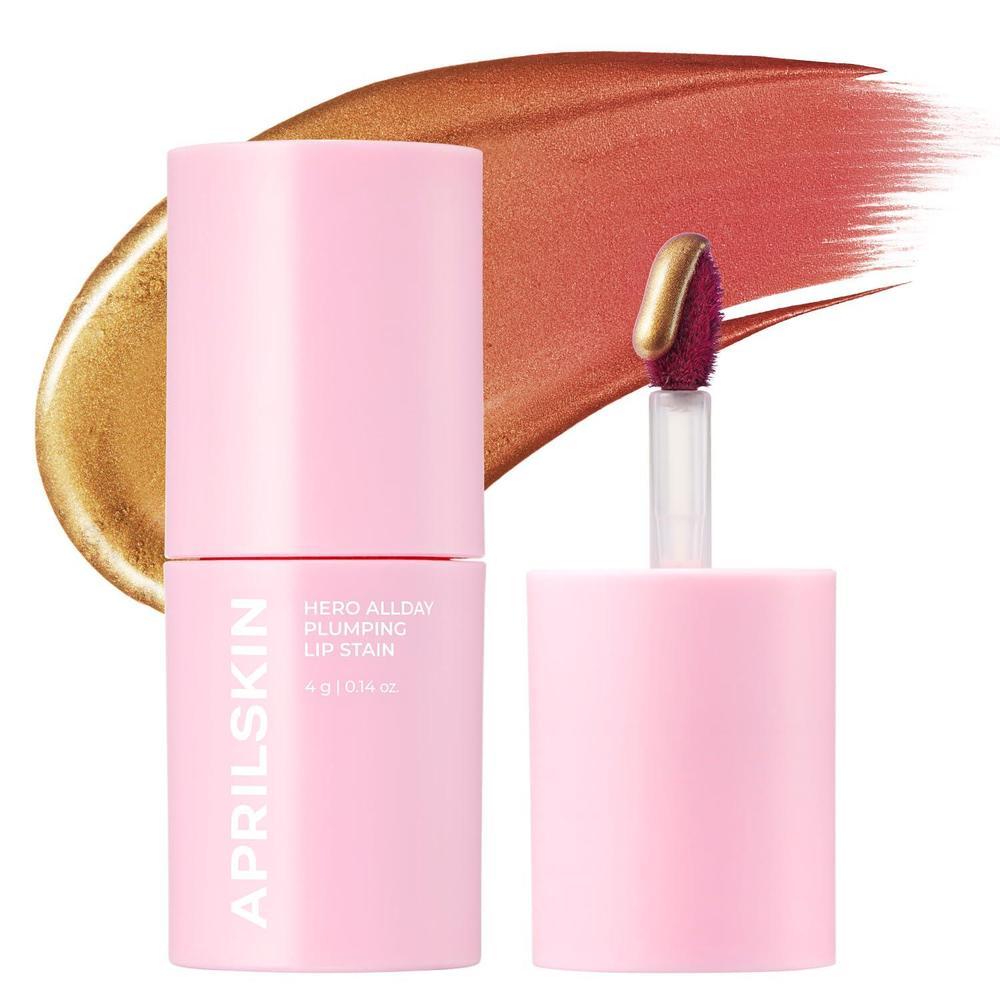 APRILSKIN Hero All Day Plumping Lip Stain Rosa de larga duración con efectos voluminizadores e hidratantes