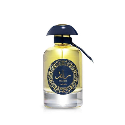 Perfume Lattafa RA'ED LUXE EAU DE PARFUM SPRAY fragancia ámbar picante para mujeres y hombres, 100 ml