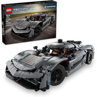 LEGO Technic Koenigsegg Jesko Absolut - Hipercar gris para armar, coche deportivo de juguete y colección