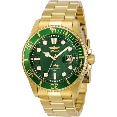 Invicta Reloj de cuarzo Pro Diver para hombre en color dorado, color oro con función de buceo eficiente
