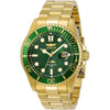 Invicta Reloj de cuarzo Pro Diver para hombre en color dorado, color oro con función de buceo eficiente