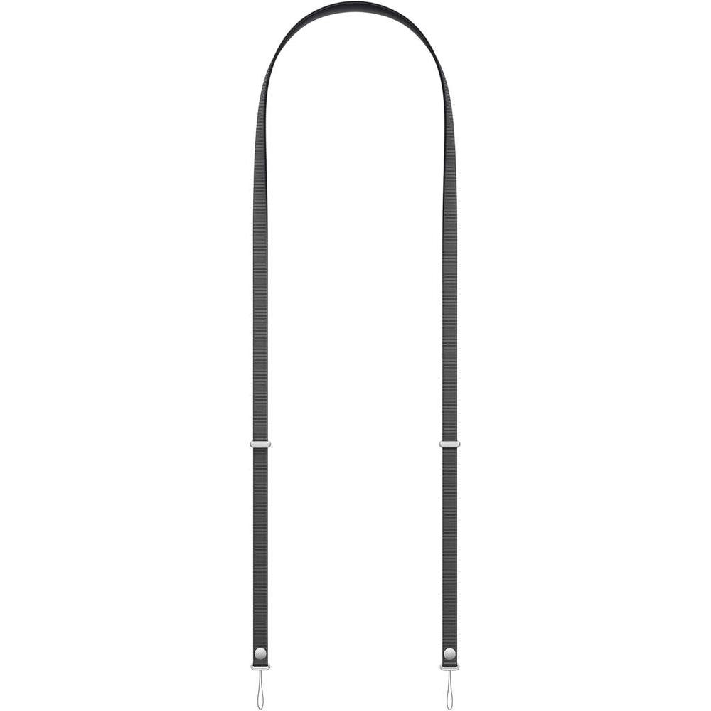 Correa cruzada negra Apple para iPhone, cómoda, manos libres y ajustable, compatible con fundas seleccionadas