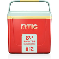 RTIC Hielera personal de viaje, pequeña, compacta, aislada, portátil para alimentos y bebidas, ideal para exteriores