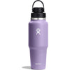Botella de viaje Hydro Flask con tapa flexible. Mantiene bebidas frías hasta 24 horas y es compatible con portavasos