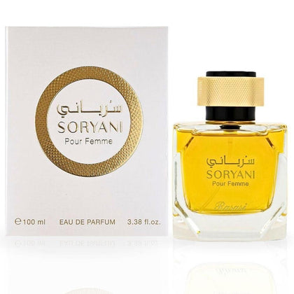 RASASI Soryani Eau De Parfum para mujer - Perfume árabe refrescante con notas cítricas, almizcladas y florales