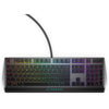 Teclado para juegos Alienware AW510K con retroiluminación RGB, interruptores rojos Cherry MX, controles multimedia y USB