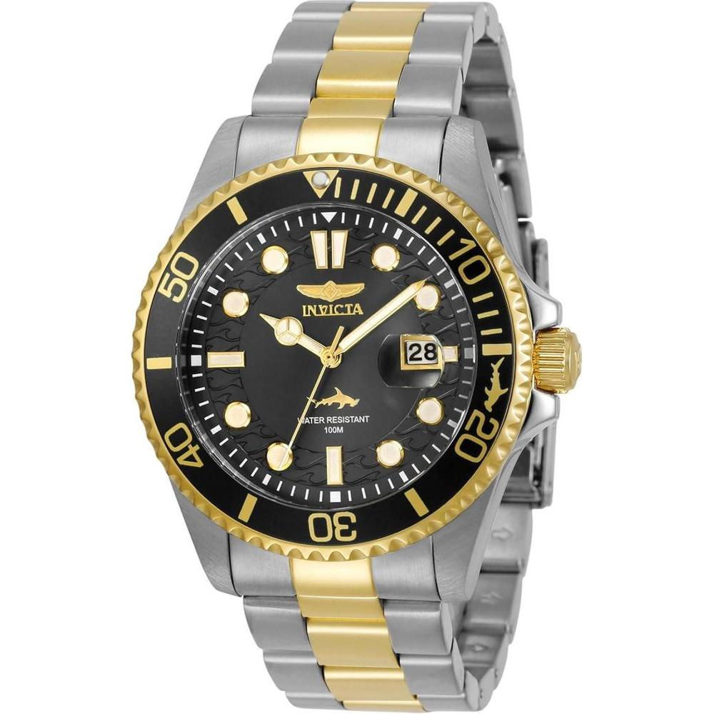 Reloj de cuarzo Invicta Pro Diver para hombre con correa de acero inoxidable y diseño bicolor, modelo 30023