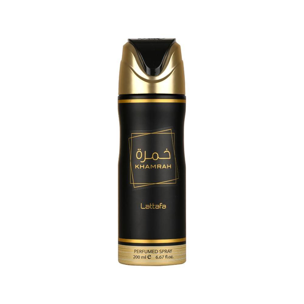 Lattafa Khamrah Perfumed Deo Spray unisex