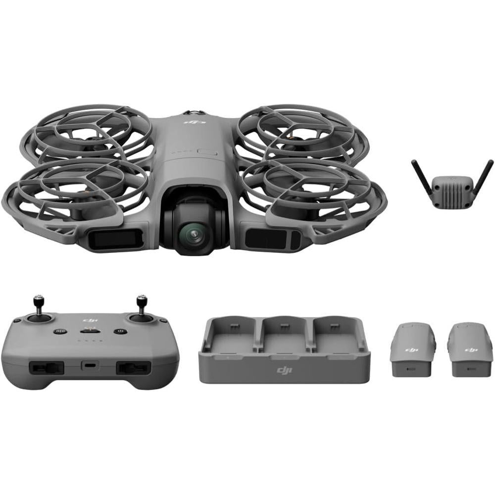 DJI Neo 2 Combo Fly More con control remoto RC-N3, transmisión estable con transceptor digital, dron 4K para principiantes