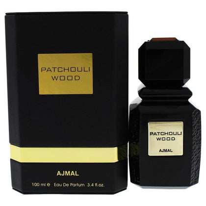 Ajmal Pachulí Madera Unisex EDP Spray con una mezcla de notas amaderadas, especiadas y florales