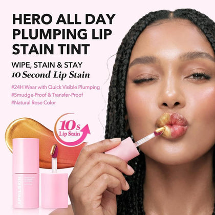 APRILSKIN Duo de Tinte Labial y Bálsamo Limpiador, Color Vibrante y Limpieza Profunda Nutritiva