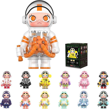 POP MART MEGA Space Molly caja ciega edición 2-B figuras coleccionables modernas