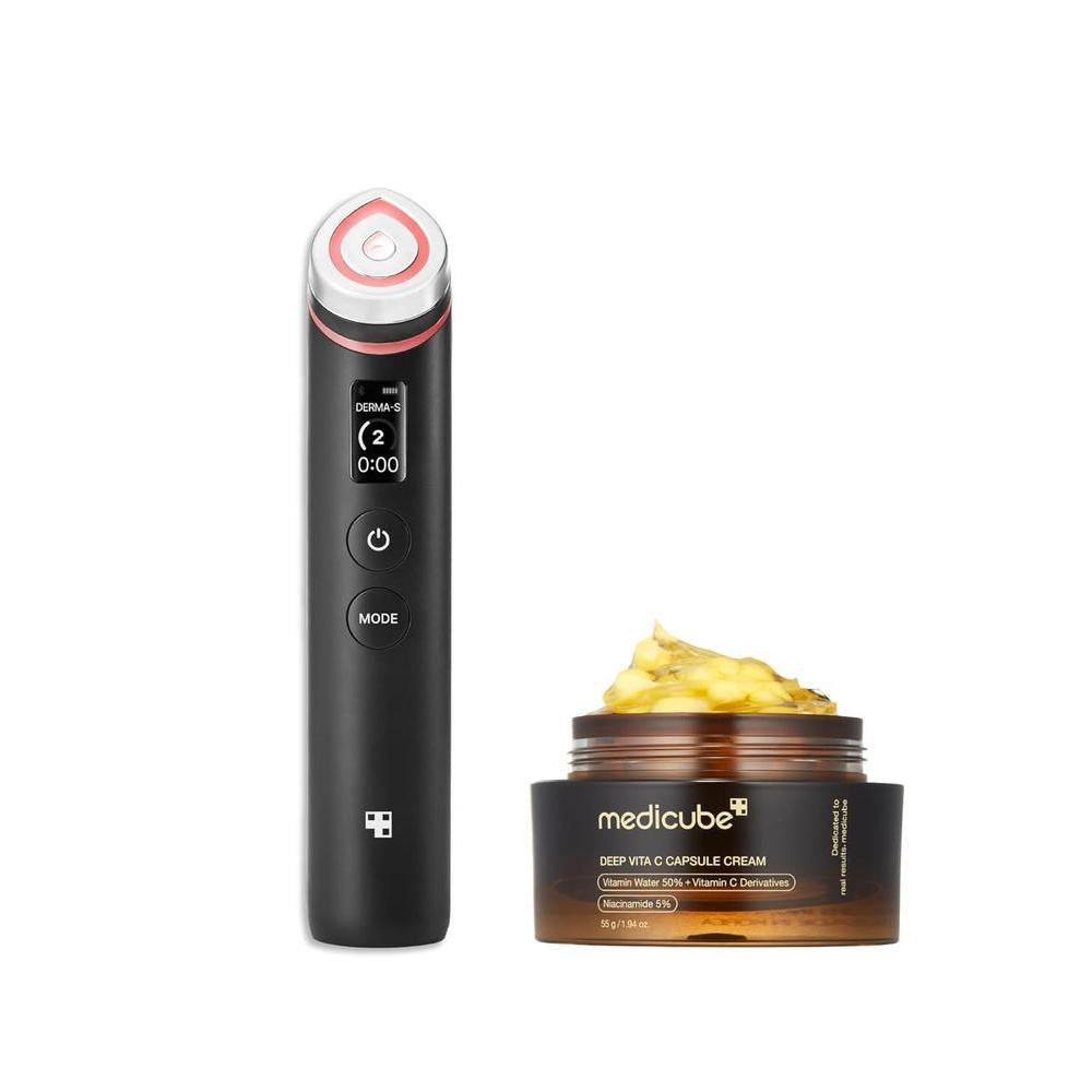 medicube K-Viral Duo: Dispositivo de Brillo y Hidratante con Vitamina C para Tono de Piel Desigual