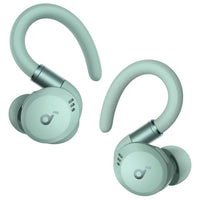 Auriculares Soundcore Sport X20 Inalámbricos Verdes Con Ganchos Ajustables Y Cancelación Ruido