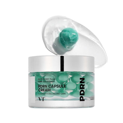 VT COSMETICS Crema en Cápsulas PDRN 100 con Ácido Hialurónico y Péptidos para Hidratación y Reafirmación Facial