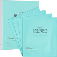 Mascarilla Facial De Bio Colágeno Con 7 Péptidos, Ácido Hialurónico, Niacinamida Y Más, Paquete De 4, Hidratante Y Reafirmante