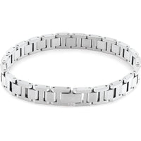 Calvin Klein pulsera de eslabones en acero inoxidable y estilo minimalista para hombre, plata, modelo 35000284