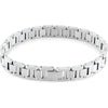Calvin Klein pulsera de eslabones en acero inoxidable y estilo minimalista para hombre, plata, modelo 35000284