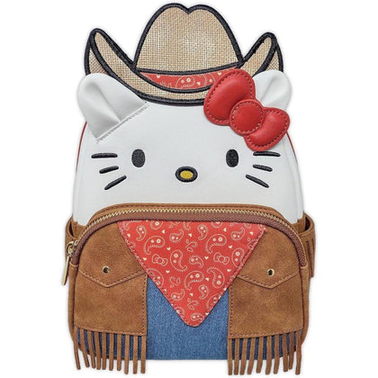 Loungefly Sanrio Hello Kitty Western Cosplay - Bolso de hombro con doble correa