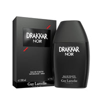 Drakkar Noir de Guy Laroche, fragancia intensa para hombres. Eau de Toilette con especias aromáticas y larga duración