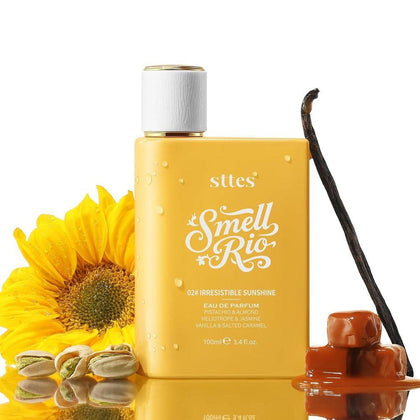 Sttes Perfume 602# Irresistible Sunshine para mujeres – Pistacho, vainilla y caramelo salado, dulce gourmand fragrance