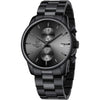 Reloj cronógrafo para hombre GOLDEN HOUR, acero inoxidable, resistente al agua, movimiento de cuarzo y fecha automática