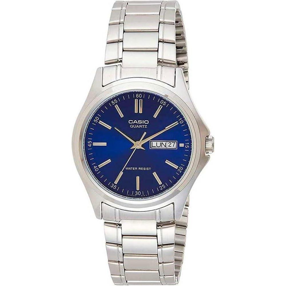 Reloj analógico de moda para hombre Casio MTP1239D-2A con función de día y fecha