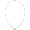 Calvin Klein Collar de perno de acero inoxidable para hombre, estilo moderno con herrajes hexagonales, color plata